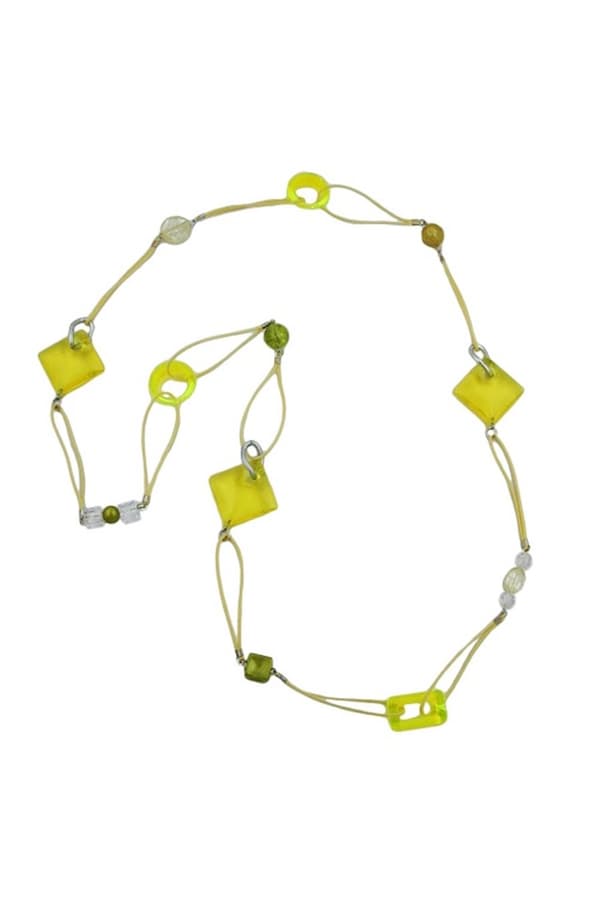 Necklace Yellow Green 100cm - GL02508