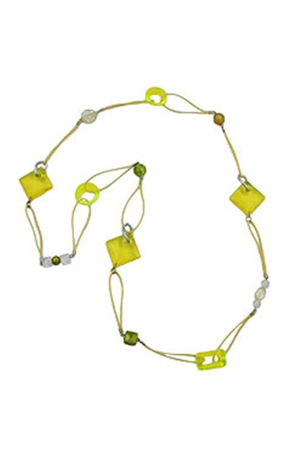 Necklace Yellow Green 100cm - GL02508