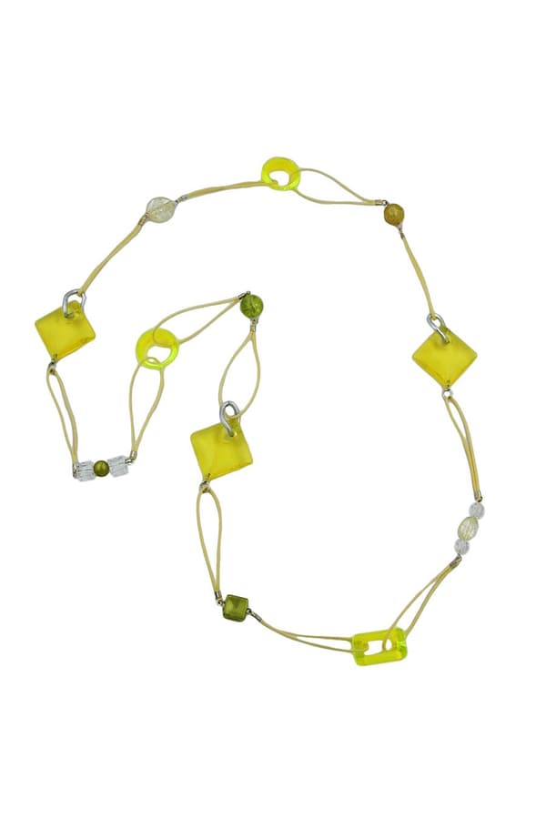 Necklace Yellow Green 100cm - GL02508