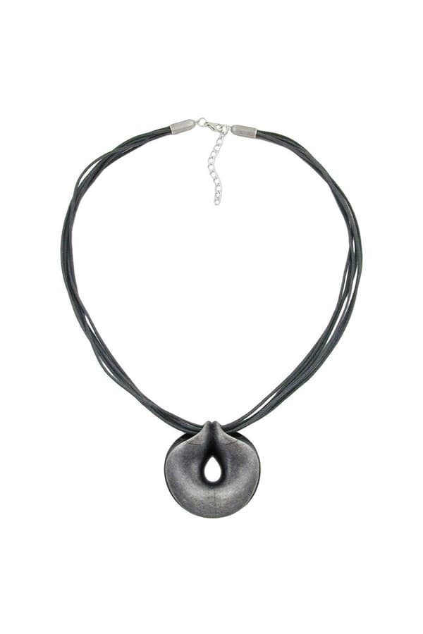 Necklace Amulet Silver-Antique 55cm - GL06596