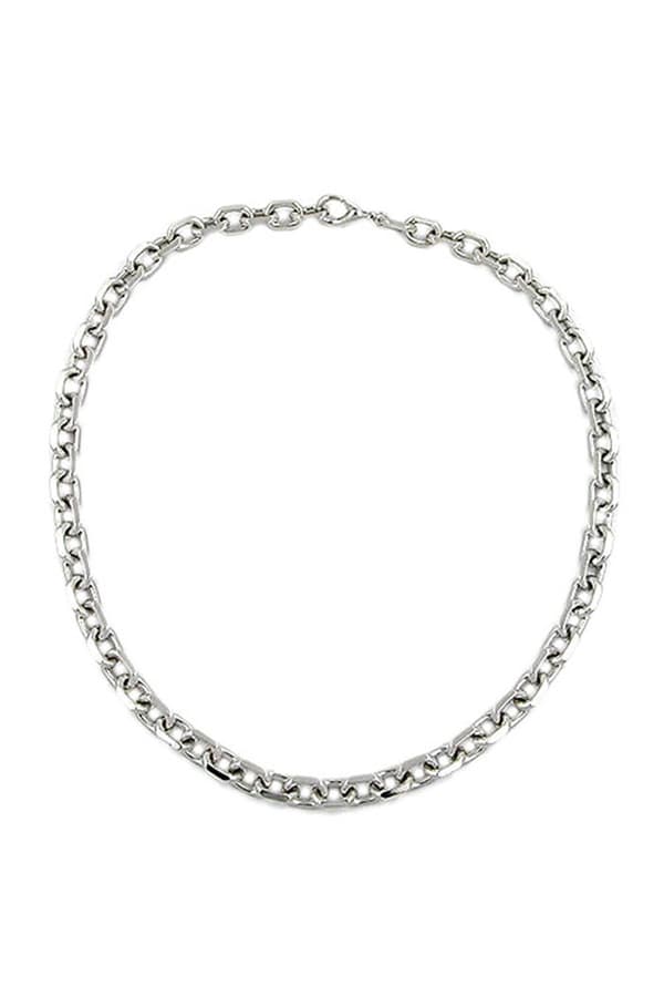 Necklace Anchor Chain Rhodium Plated 50cm - GL02240