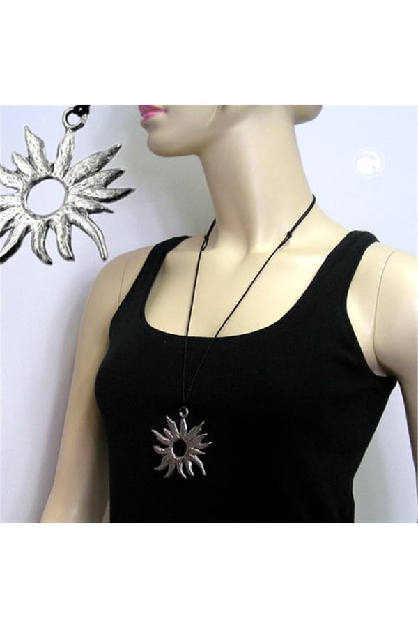 Necklace Pewter Pendant - GL00713