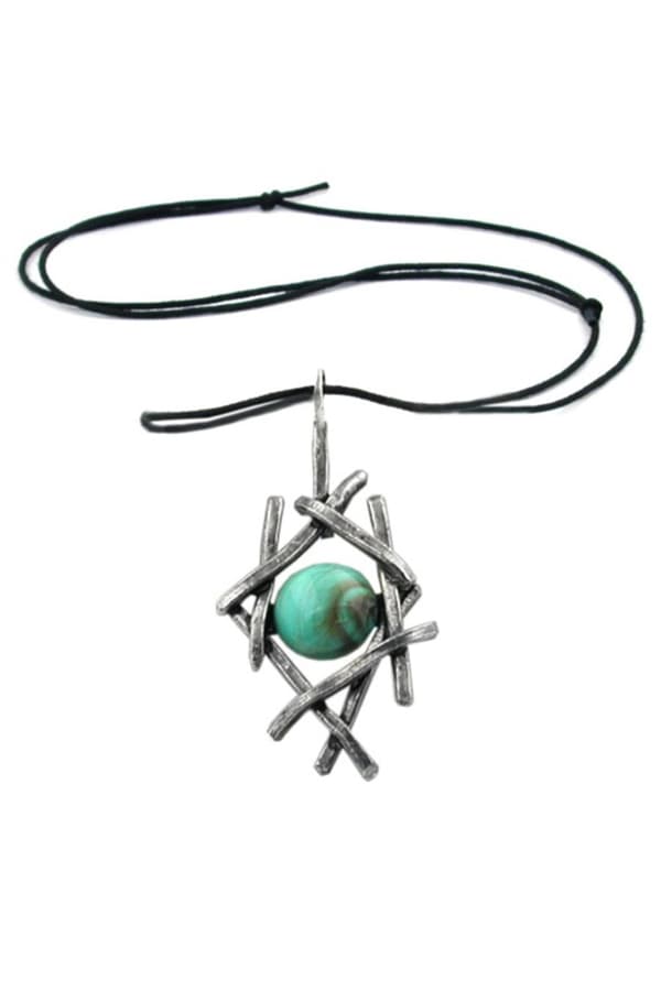 Necklace Pewter Pendant - GL00680