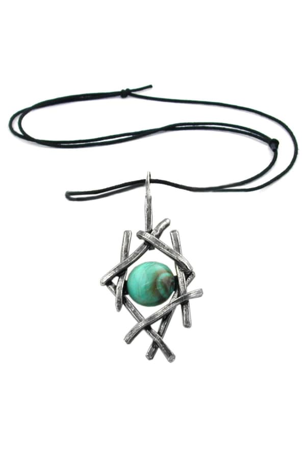 Necklace Pewter Pendant - GL00680