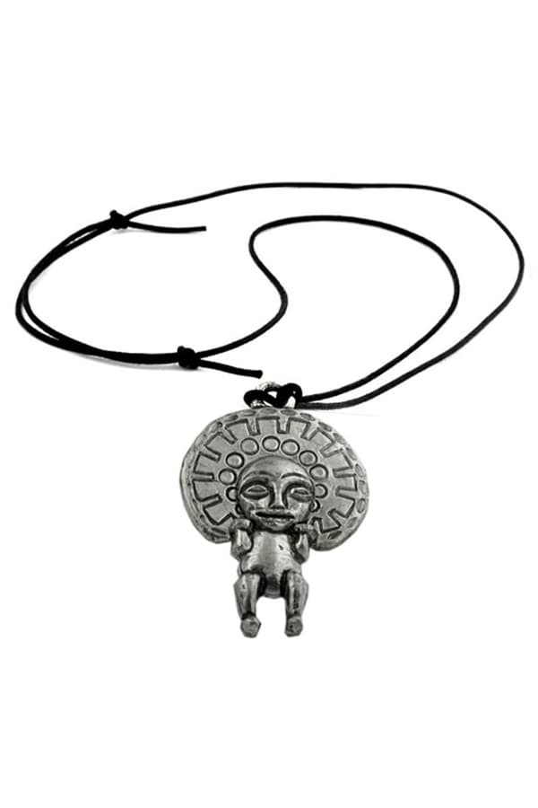 Necklace Pewter Pendant - GL00616