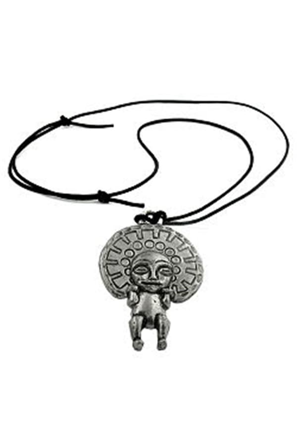Necklace Pewter Pendant - GL00616