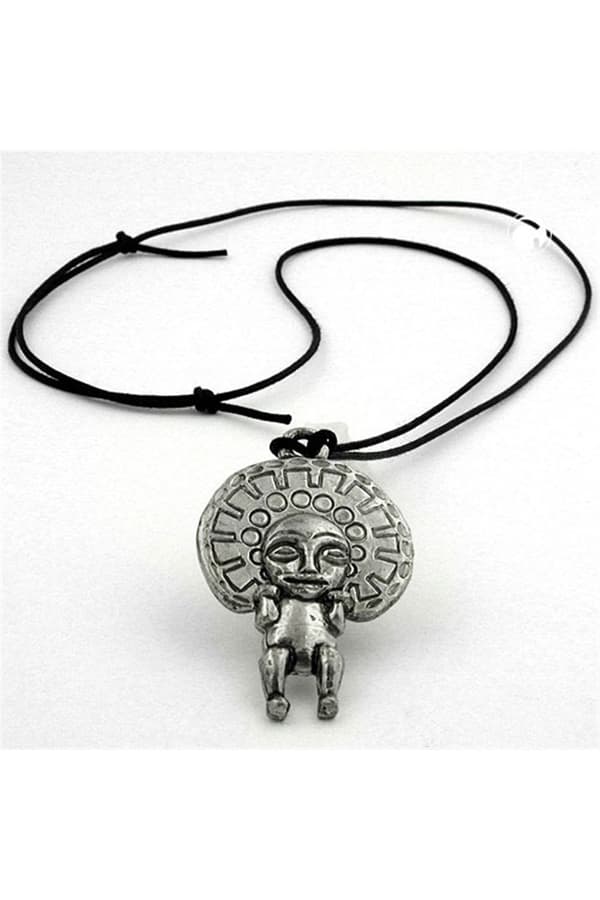Necklace Pewter Pendant - GL00616