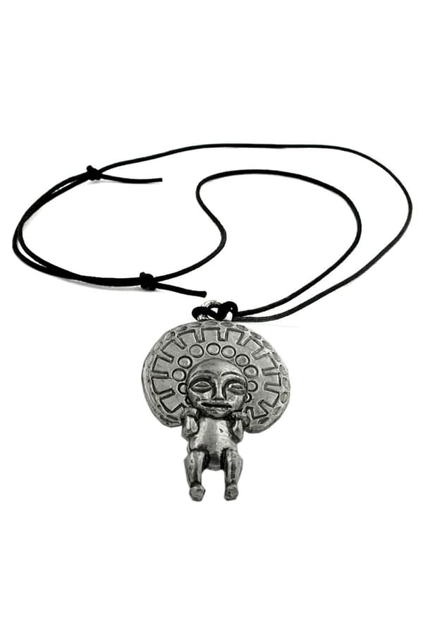Necklace Pewter Pendant - GL00616