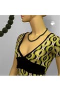 Pikkukuva 2 / 4: Necklace Beads Olive Green - GL05896
