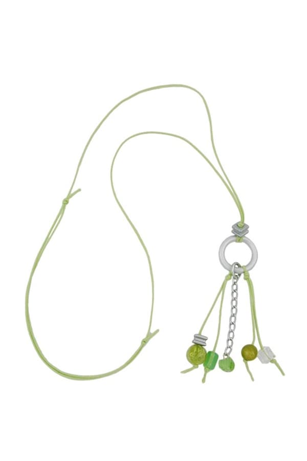 Necklace Lightgreen Beads 90cm - GL02777