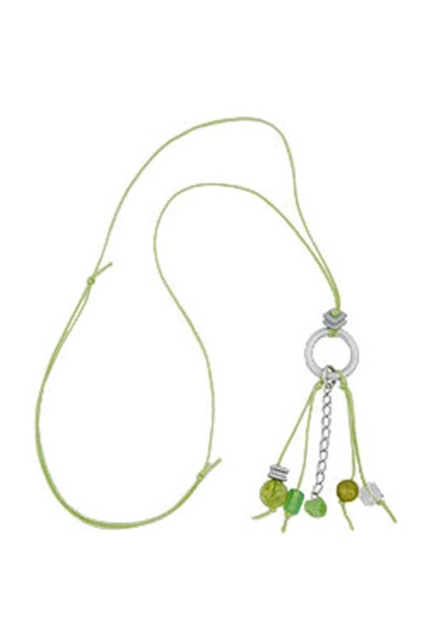 Necklace Lightgreen Beads 90cm - GL02777