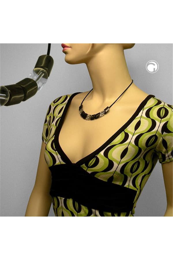 Necklace Beads Transparency 45cm - GL02254