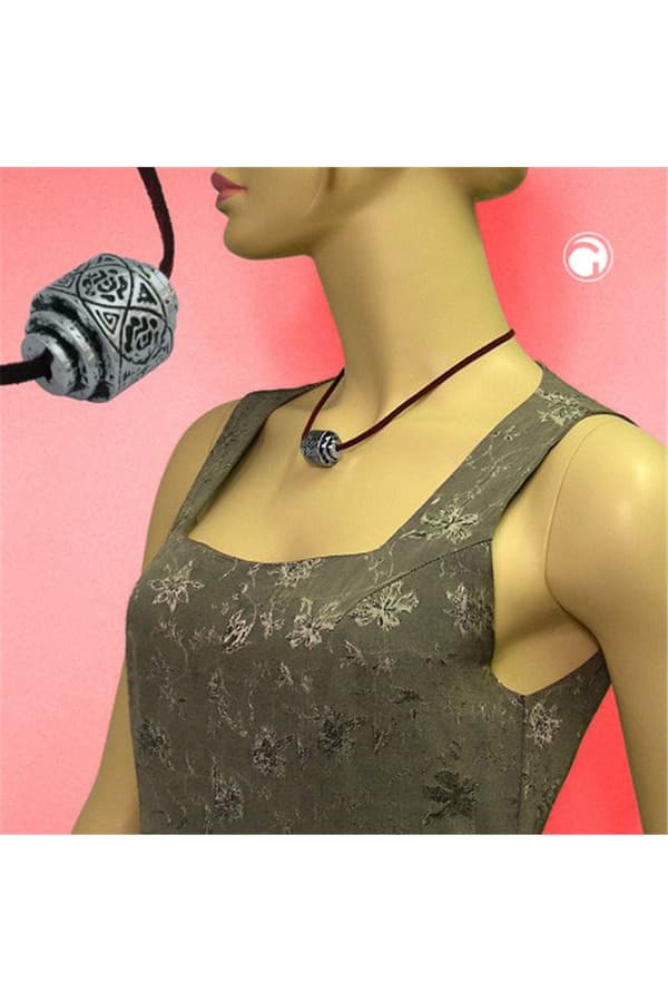 Necklace Eye-Catching Bead Chrome - GL01571