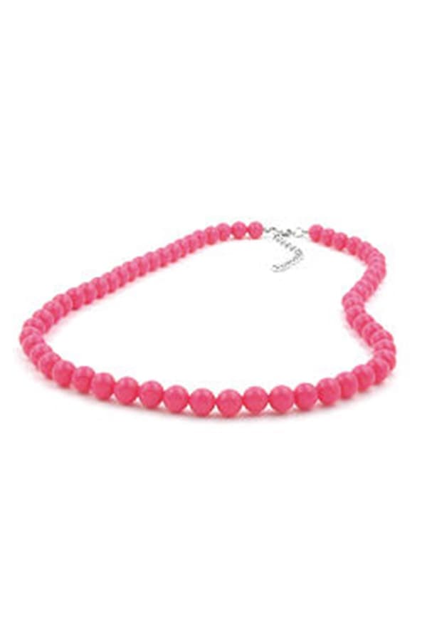 Necklace Beads Rose-Pink 8mm 40cm - GL01491-40