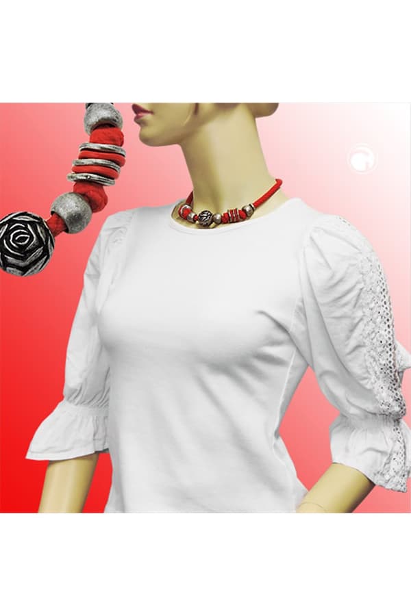 Necklace For Traditional Costume Rose - GL01010
