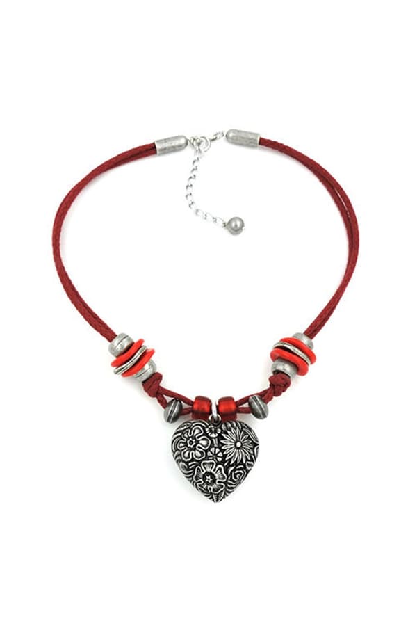 Necklace For Traditional Costume Heart - GL00993