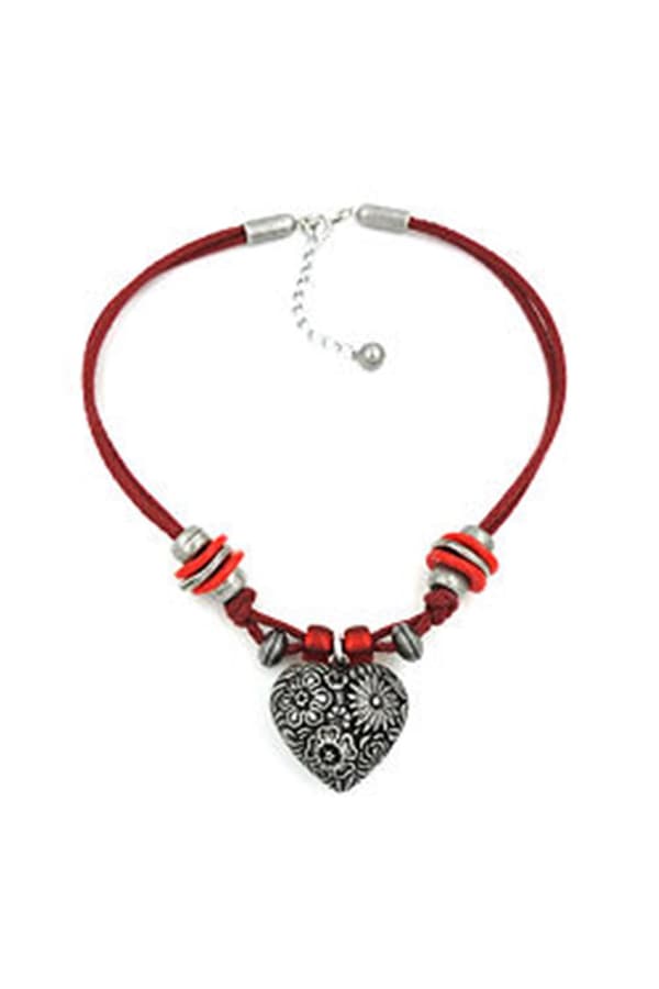 Necklace For Traditional Costume Heart - GL00993