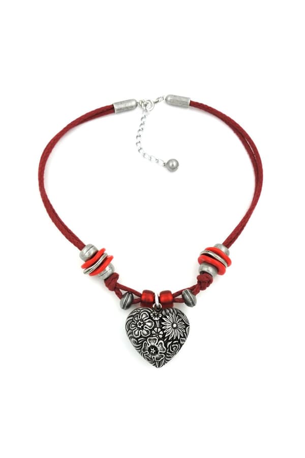 Necklace For Traditional Costume Heart - GL00993