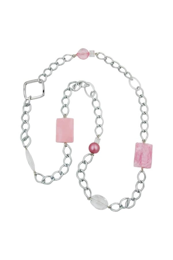 Necklace Curb Chain Beads 95cm - GL00409