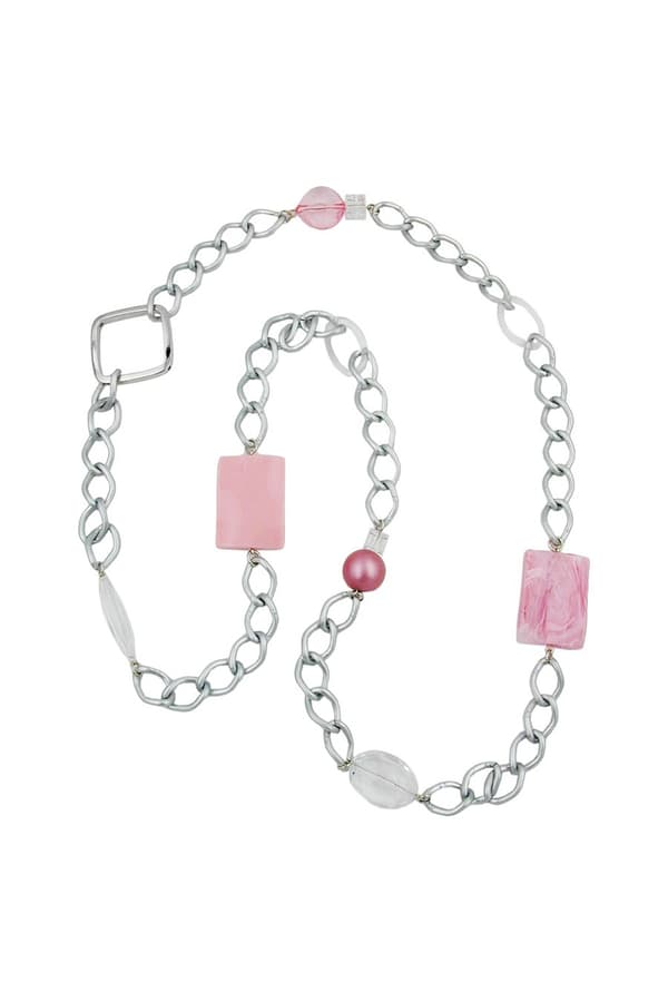 Necklace Curb Chain Beads 95cm - GL00409