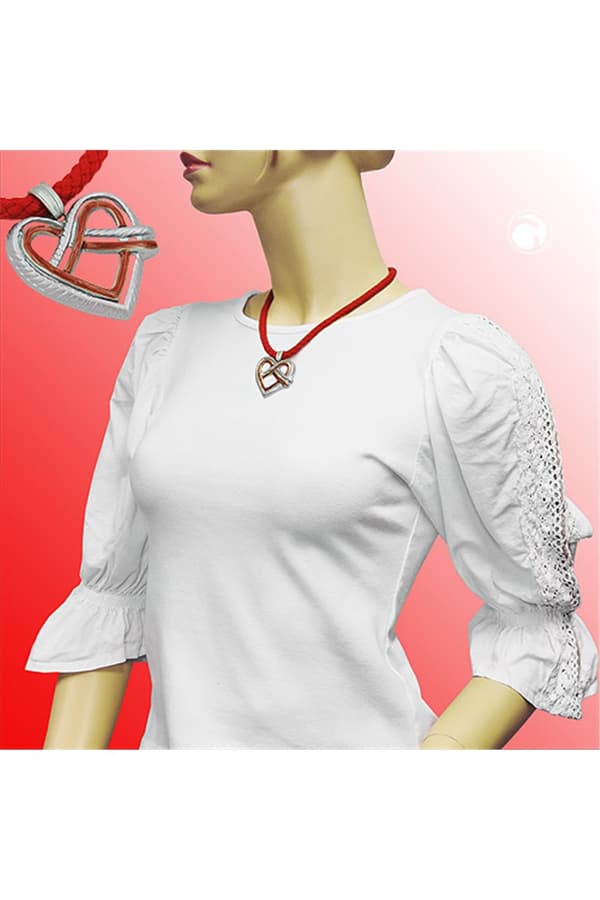 Necklace For Traditional Costume Heart - GL00241