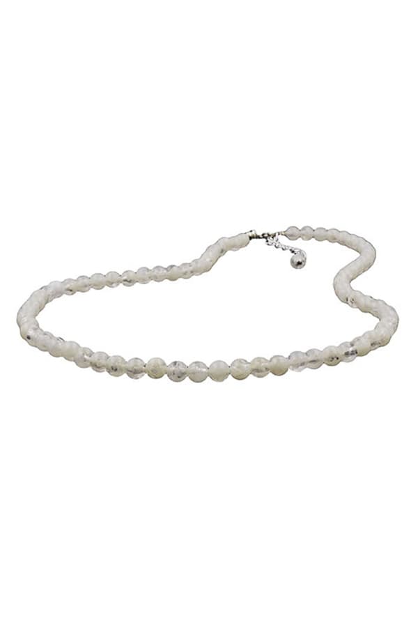 Necklace Only Beads Cream Transparent - GL01008