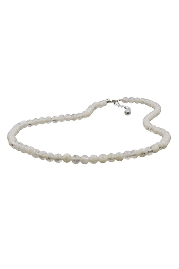 Necklace Only Beads Cream Transparent - GL01008