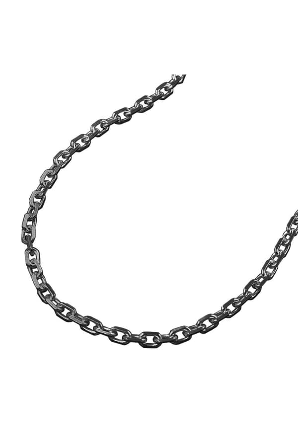 Necklace 2mm Anchor Chain Rhodium Plated Silver 925 40cm - GL111038-40