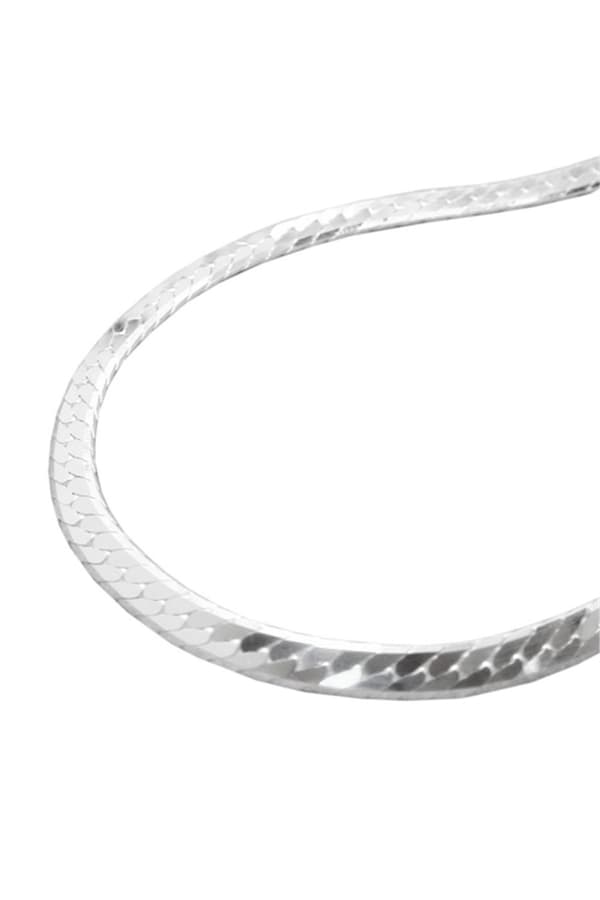 Necklace Flattened Curb Chain Silver 925 42cm - GL115660-42