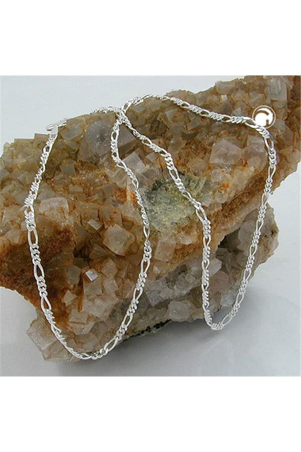 Necklace 2mm Figaro Silver 925 45cm - GL113631-45
