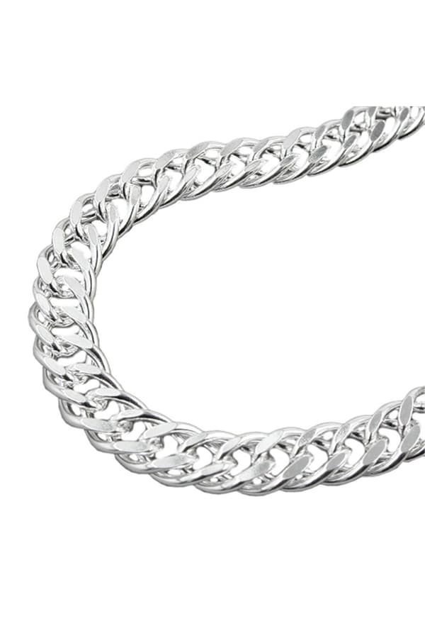 Necklace 6mm Double Rombo Chain Silver 925 50cm - GL103000-50