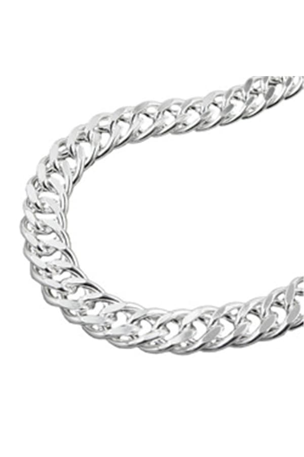 Necklace 6mm Double Rombo Chain Silver 925 50cm - GL103000-50