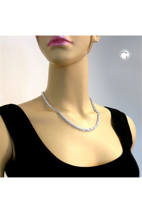 Chain Byzantine 4mm 55cm Silver 925 - GL137001-55