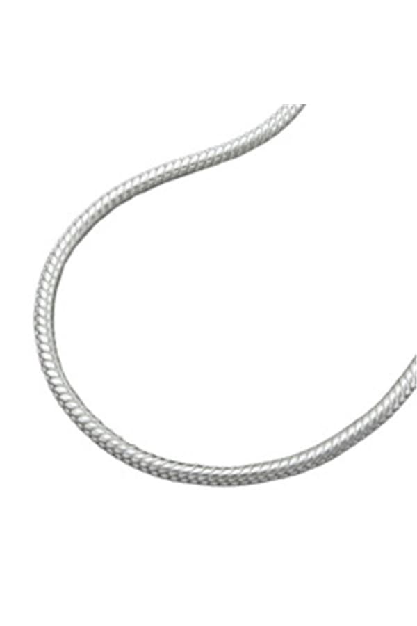 Necklace 1,3mm Round Snake Chain Silver 925 80cm - GL119005-80