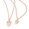 Miniatyrbilde 1 av 2: The Rolling Stones Necklace & Bracelet Set: Rose Gold Tongue