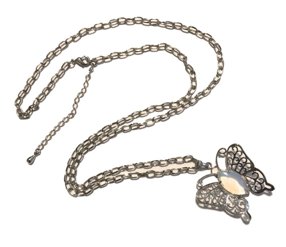 1 guld stål halsband tunn 50 cm