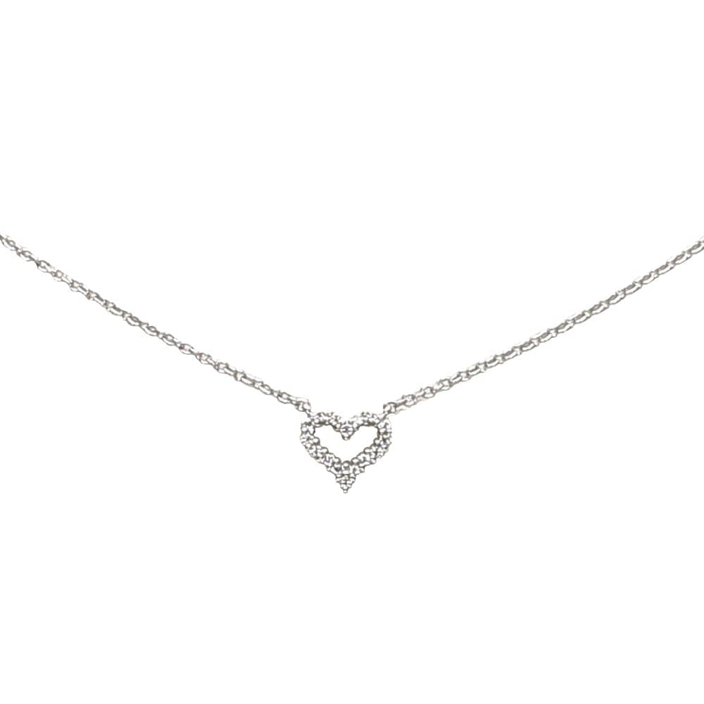 Tiffany Sentimental Heart Necklace Silver