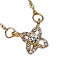 Miniatyrbilde 2 av 2: Gold-plated Wish necklace with flower perfect Christmas present gift