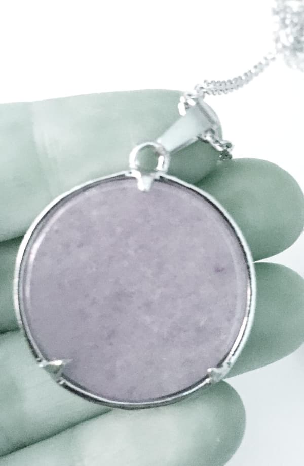 Halsband Livets Träd Rosenkvarts Tree Of Life Rostfri kedja