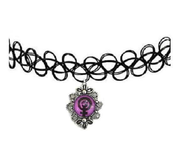 Choker/Kaulanauha - Female Symbol - Feminism - Double
