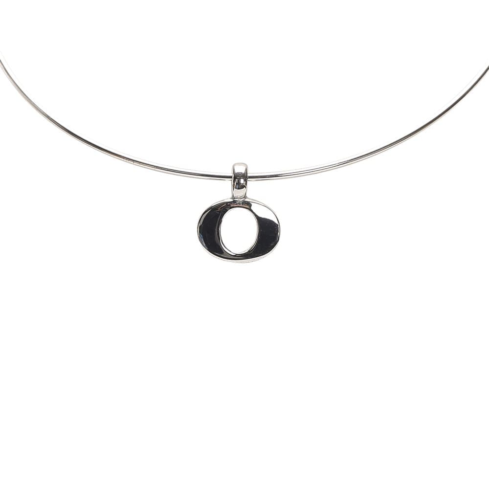 Dior O Pendant Choker Silver