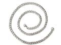 Miniatyrbild 11 av 11: Pansarlänk halsband i Stål som håller färgen livet ut!