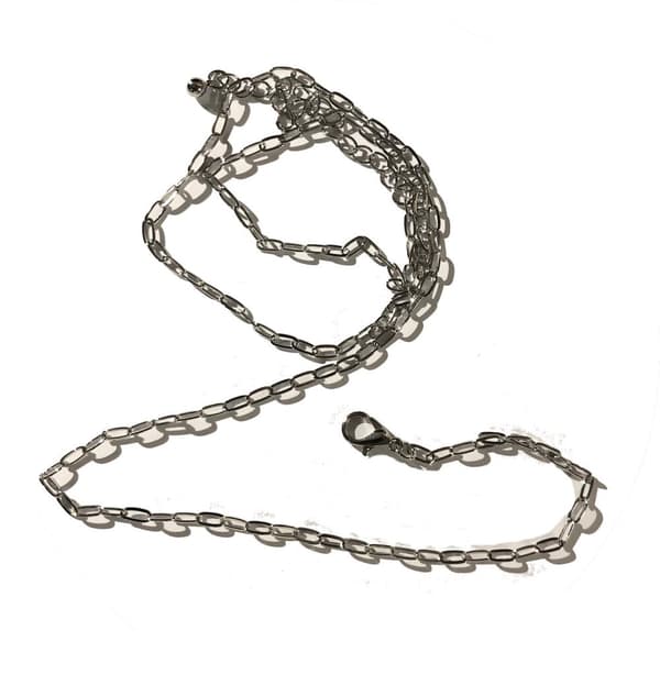 76 cm långt enkel halsband kedja