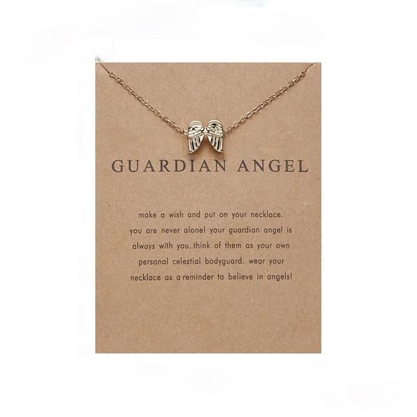 Guardian angel - kaulakoru 18K kullatut lahjaenkeli siivet