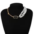 Pikkukuva 2 / 4: Retro kaulakoruhelmet kultaketju minimalistinen choker