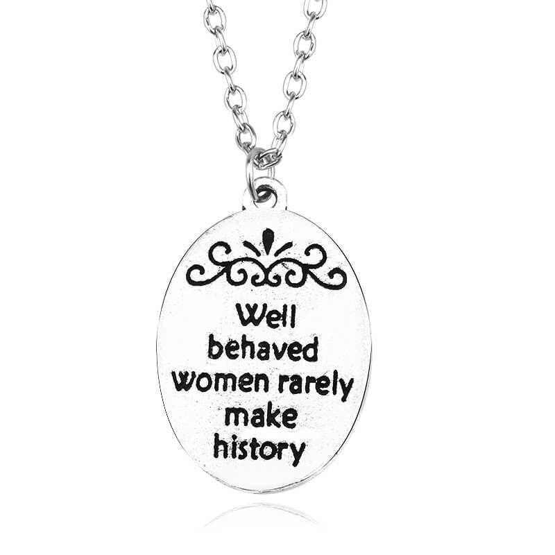 Halsband Feminist Well Nehaved Women... Feminism Statement