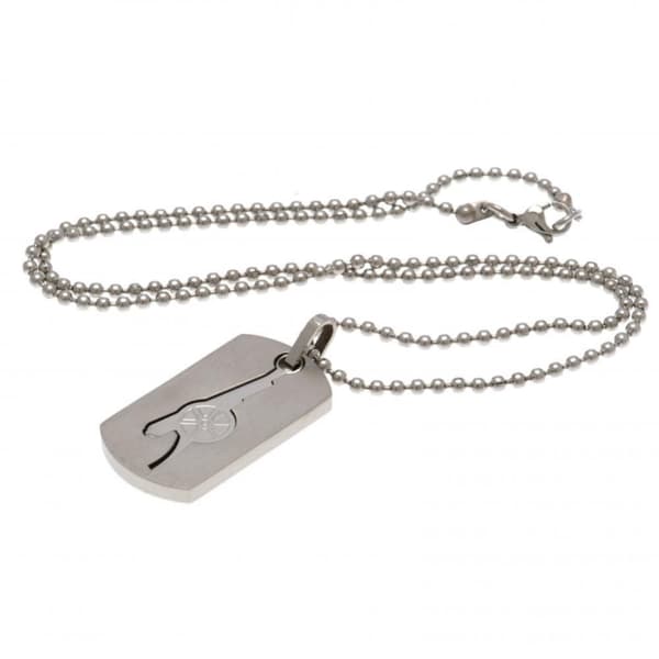 Arsenal FC Cut Out Dog Tag And Chain