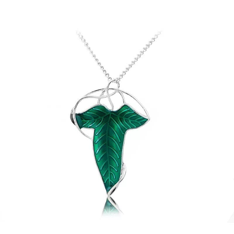 Sagan om Ringen/Lord of The Rings Halsband + Brosch - Elven Leaf