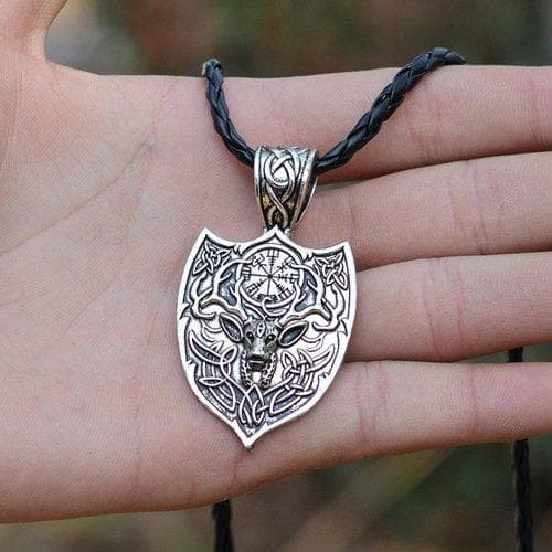 Norse Wolf Vikings Necklace Halsband