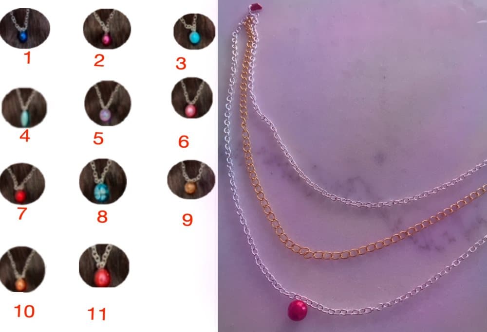 Supersnyggt halsband 3-randigt pärla YQ23 supershine